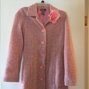 Pink Dress Coat